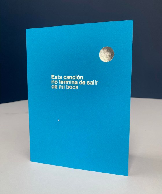 Esta canción no termina de salir de mi boca